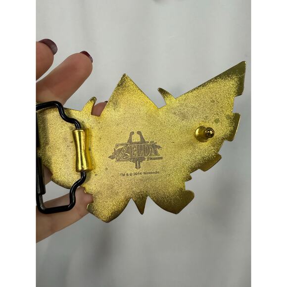 Nintendo Zelda Faux Leather Belt Triforce and Hyrule Crest The Legend of Zelda - Picture 4 of 4